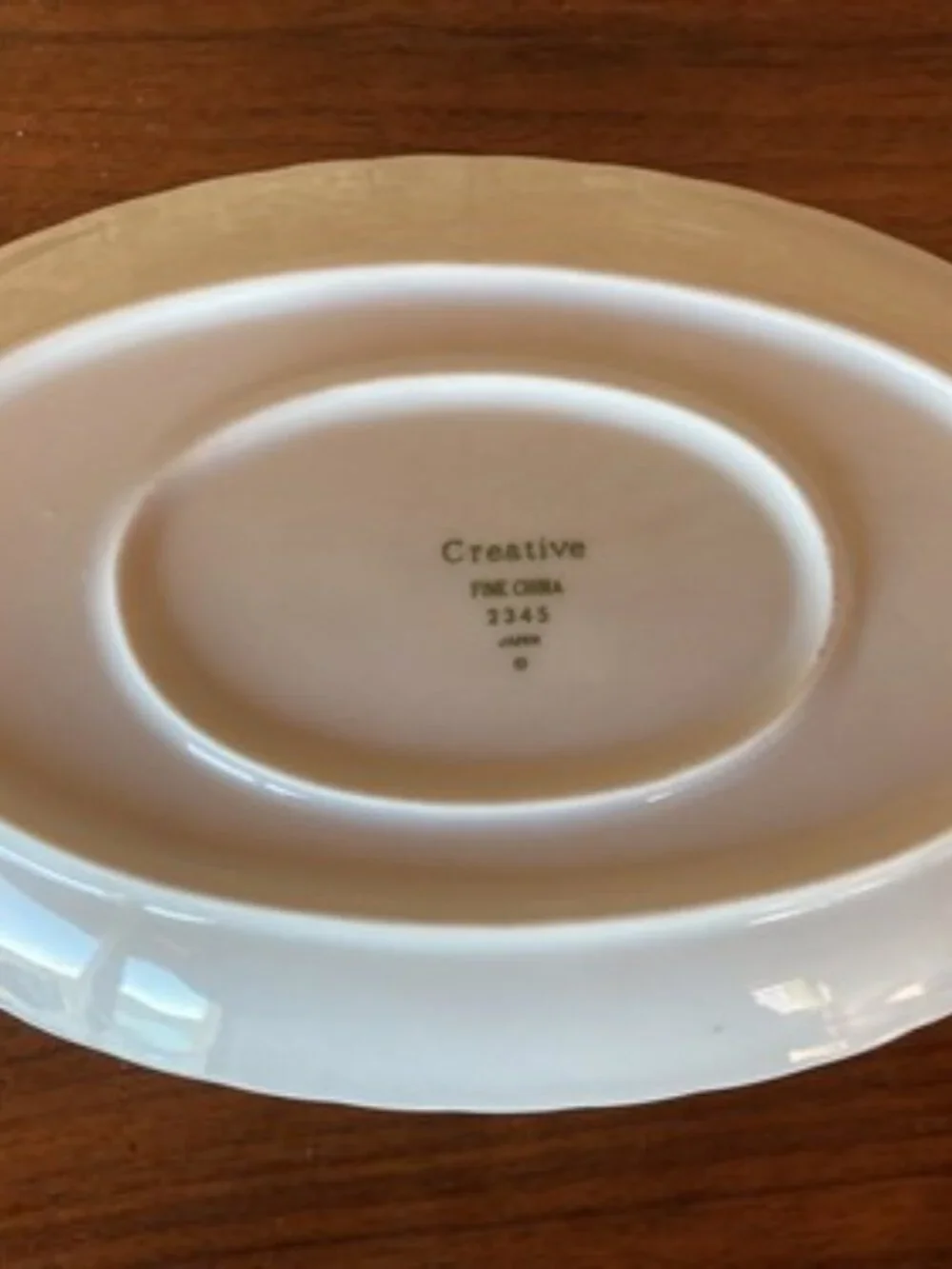Creative Fine China Japan 2345 Regency Rose Gravy Boat Attached Underplate